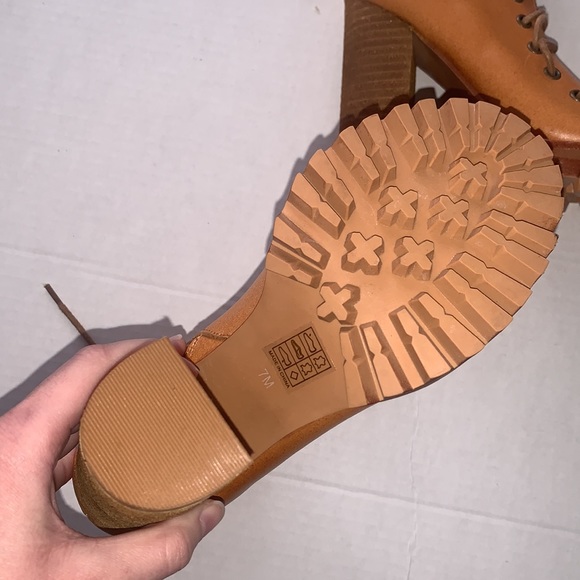 Free People X Jeffrey Campbell | Palermo Heels Size 7 Leather - Picture 5 of 17
